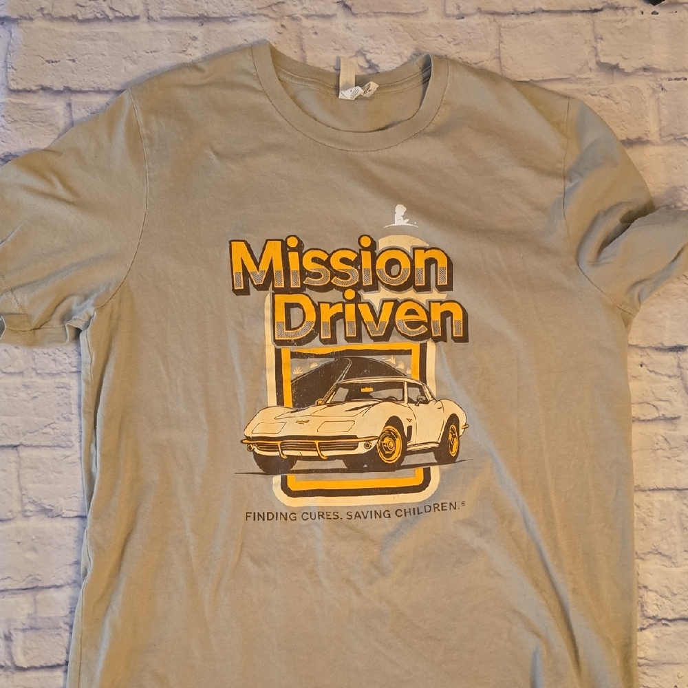 Corvette Bella Canvas Mission Driven Tee - Tan